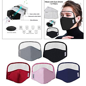 5Pcs Reusable Cloth Face Mask Cotton PM2.5 Mouth Cover Eye Shield Mask