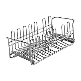 Sink Caddy Drain Holder Plate Drain Basket Utensil Silverware Storage Holder Sink Tray Brush Soap Holder Rust Resistance Countertop