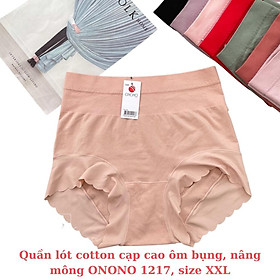 Quần lót cotton cạp cao ôm bụng, nâng mông ONONO 1217, Size XXL