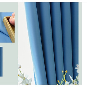 Mua Rèm cửa khoen lỗ che nắng màu xanh dương mới ( nhiều size )