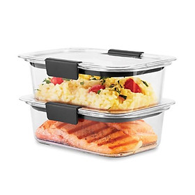 HỘP NHỰA ĐỰNG THỰC PHẨM, NHỰA TRONG SUỐT CAO CẤP Rubbermaid Brilliance Food Storage Containers