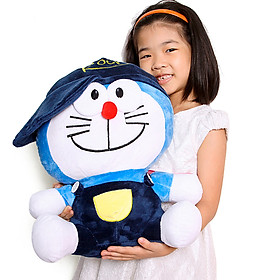 Gấu bông Doraemon rock mũ cực ngầu gấu bông sóc nhí xinh xắn Tặng khẩu trang thời trang vải Su màu ngẫu nhiên