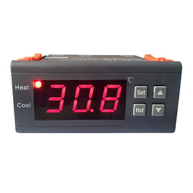 12V Digital LED Display Temperature Controller Thermostat w/ Sensor MH1210A