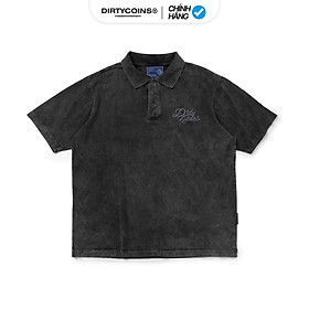 Áo Thun DirtyCoins Club Wash Polo - Grey