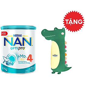 Sữa Bột Nestlé NAN OPTIPRO 4 HMO Lon 1.7kg + Tặng Gối Ôm Cá Sấu (Màu Ngẫu Nhiên)