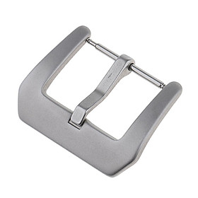 Stainless Steel Screw-in Pin Buckle Clasp For Leather
