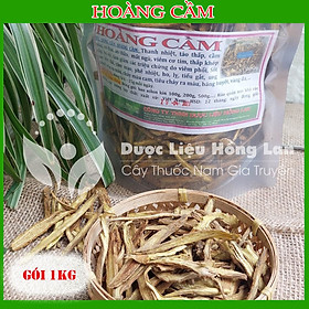 1kg Hoàng cầm đồng vị thuốc bắc khô sạch