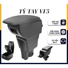 Hộp tỳ tay xe Vinfast VF5 Cao Cấ tiện lợi,có chỗ để cốc sau lắp đặt dễ dàng phụ kiện ô tô