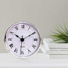 3-1/8 inch (80 mm)  Clock Insert Round for Home Wall