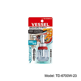 Bộ tô vít trượt thân ngắn thương hiệu Vessel (Nhật Bản)