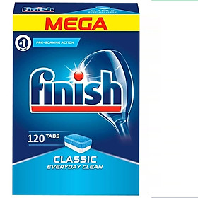 Hộp 120 viên rửa chén Finish Classic Dishwasher Tablets QT09444