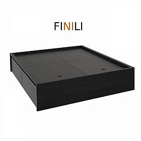 Mua  FREESHIP HỒ CHÍ MINH  Giường ngủ hiện đại FINILI gỗ MDF tự lắp đơn giản 2 hộc kéo F572