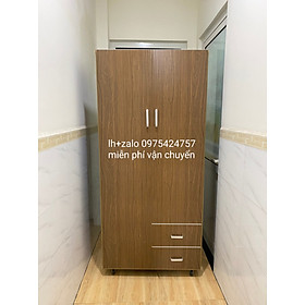Mua Tủ nhựa đài loan 2 cánh màu gỗ