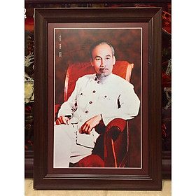 Mua Tranh ảnh Bác Hồ ngồi trong điện Kremlin - B17