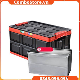 Thùng đựng đồ ô tô - thùng đựng đồ gấp gọn đa năng 56 lít cao cấp