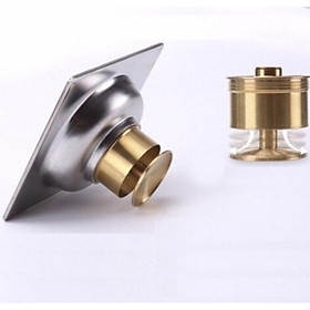 Mua Ga Thoát Sàn Quả Táo 12X12 Phễu Thoát Sàn Chống Mùi Hôi Chống trào ngược và côn trùng Inox 304(Ảnh Thật-Video Thật 100%)