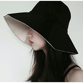 Nón mũ rộng vành chống nắng đội 2 mặt thời trang Hàn Quốc gấp gọn dn21112001