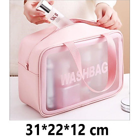Túi Đựng Mỹ Phẩm, Đồ Trang Điểm Đi Du Lịch Washbag Trong Suốt Chống Thấm Nước Tiện Lợi Nhiều Kích Thước Nhiều Mẫu Chính Hãng