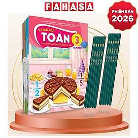 Sách Giáo Khoa Bộ Lớp 3 - Tích Hợp Phát Triển Năng Lực Số - Sách Bài Tập (Bộ 13 Cuốn) (Phiên Bản 2026) - Kèm 10 Bút Chì