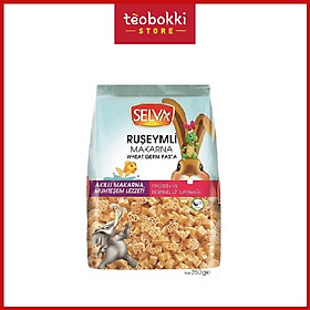 Nui xoắn rau củ/mầm lúa mì Selva 350g