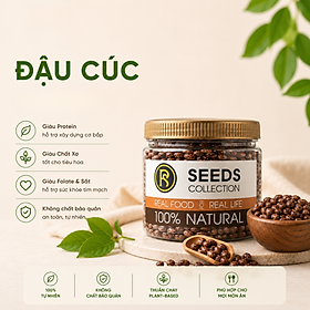 RealFoodStore Đậu Cúc 500g - Đậu Trắng Nguyên Hạt Giàu Chất Xơ & Protein Thực Vật - Dùng Nấu Chè Súp Hầm Salad - 100% Tự Nhiên
