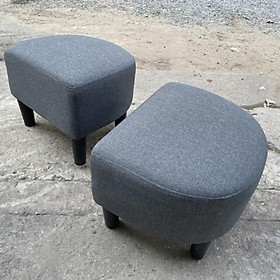 Mua Bộ 2 ghế đôn Sofa Bed vải bố xám giá siêu rẻ