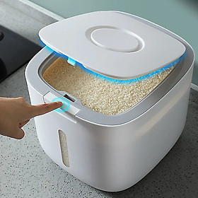 Mua Thùng Đựng Gạo Cao Cấp MINI RICE BIN 5kg & 10kg - Thùng Đựng Gạo Nắp Đậy Thông Minh  Thiết Kế Hiện Đại & Đẹp Mắt  Chất Liệu ABS &PP An Toàn Chống Nước  Chống Ẩm Mốc  Mối Mọt - Hàng Nhập Khẩu