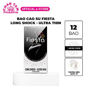 Bao cao su Fiesta kéo dài - siêu mỏng hộp 12 cái