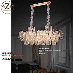 Mua ĐÈN THẢ TRẦN PHA LÊ / ĐÈN THÔNG TẦNG TRANG TRÍ PHÒNG KHÁCH / PHÒNG NGỦ / CẦU THANG / KHÔNG GIAN SANG TRỌNG AZP-6291 phong cách đương đại  hàng nhập khẩu AZP