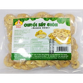 CHUỐI SẤY GIÒN ĂN LIỀN 100G