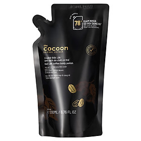 Cà phê Đắk Lắk làm sạch da chết Cocoon túi 200ml