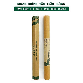 Nhang Không Tăm Trầm Hương Đặc Biệt 3 Lành 20cm 30-150gr Tự Nhiên 100% Ít Khói 7-12 Năm Trầm Thờ Cúng Thư Giãn Xông Nhà Tẩy Uế Yoga Thiền Định - Combo 2 ống