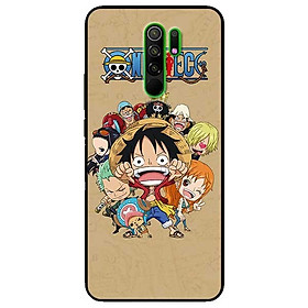 Ốp lưng dành cho Xiaomi Redmi 9 mẫu Băng Hải Tặc Mũ Rơm