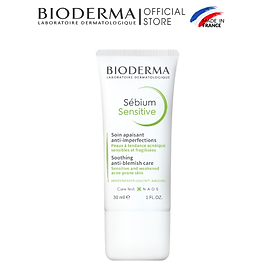 Kem Dưỡng Chăm Sóc Da Dầu Mụn Nhạy Cảm Bioderma Sébium Sensitive 30ml