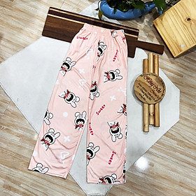 Quần Hoạt Hình Dài Cô Bé Thỏ Trắng Ống Rộng Cartoon Pant V2 Oversize Ulzzang Unisex - MM