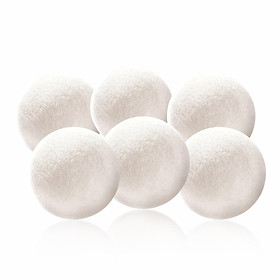 6 cái Len Balls 7CM làm mềm hút ẩm Giảm thời gian sấy có thể tái sử dụng