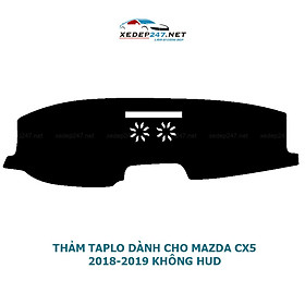 Thảm Taplo dành cho xe Mazda CX5 2014 đến 2019 chất liệu Nhung, da Carbon, da vân gỗ