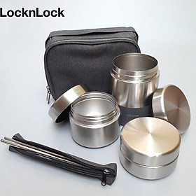 Bộ Hộp Cơm Giữ Nhiệt Lock&Lock LHC8016 (1150ml) - Hàng Chính Hãng