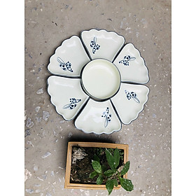 Mua Bộ đĩa hoa mặt trời gốm Bát Tràng