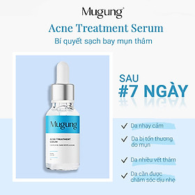 Mugung Korea Serum ngăn ngừa tất cả các loại mụn cứng đầu không bong da giúp cho làn da đep tự tin hơn 