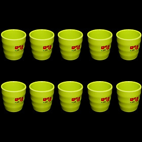 Bộ 10 Ly Uống Nước Melamine Cao Cấp Nine Plus NL004