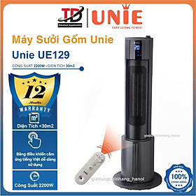 Mua Máy Sưởi Gốm Unie UE129  Công Suất 2200w - Điều Khiển Từ Xa  Phun Hơi Bù Ẩm  Hàng Chính Hãng