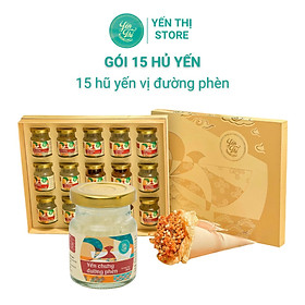 Yến Thị-Gói quà 15 hũ xuân 2023-30% yến hũ 70ml