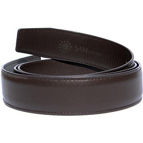 Dây Thắt Lưng Da Bò - Dây Nịt Nam không mặt khóa SAM Leather SDNSX002