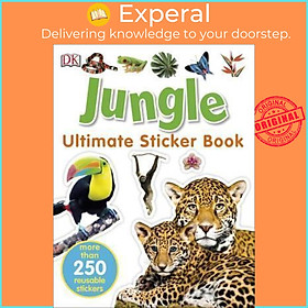 Sách - Jungle Ultimate Sticker Book by DK (UK edition, paperback)