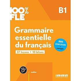 Sách học ngữ pháp tiếng Pháp trình độ B1 - 100% FLE - GRAMMAIRE ESSENTIELLE DU FRANCAIS B1- LIVRE + DIDIERFLE.APP - Dashiell Hammett