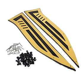 Motorcycle Front Rear Passenger Footboard Floorboards Foot Rest Pegs for Yamaha NVX 155 Aerox 155 2015-2019