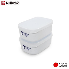 Mua Set 02 hộp đựng thực Nakaya White Pack màu sắc trang nhã  sang trọng - nội địa Nhật Bản