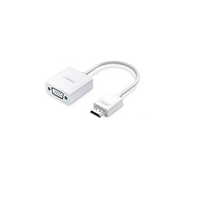 Mua Ugreen UG60739CM270TK Màu Trắng Cáp chuyển HDMI sang VGA hổ trợ độ phần giải Full HD không kèm cổng Audio CM270 hàng chín - HÀNG CHÍNH HÃNG