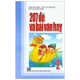 207 Đề Và Bài Văn Hay Lớp 2